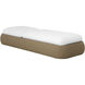 Barcelona Natural / Stinson White Outdoor Lounger